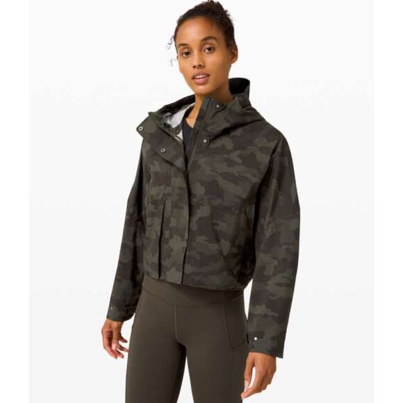 Lululemon Rain Chaser Jacket – Size 6 (Camo) - Picture 1 of 12